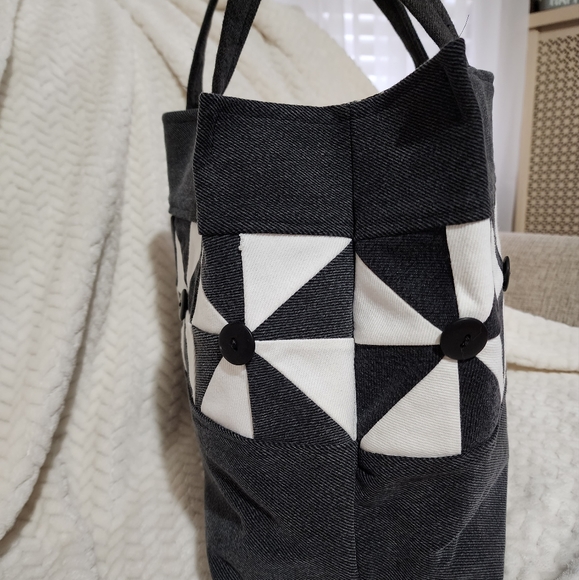 Denim tote bag - Picture 2 of 6